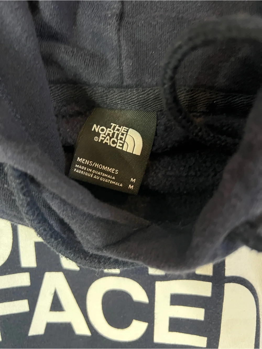 Men’s M navy blue North Face sweatshirt hoodie